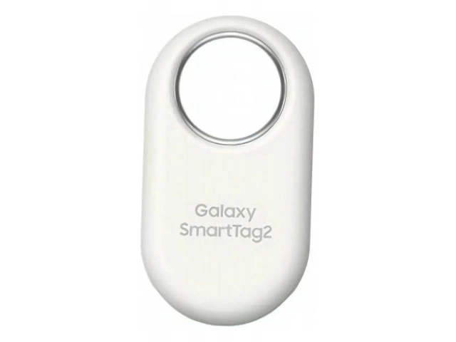 Samsung Galaxy SmartTag2 blanco (1 Pack), localizador inteligente con nuevo diseño, disponible en Avlis Uruguay. 