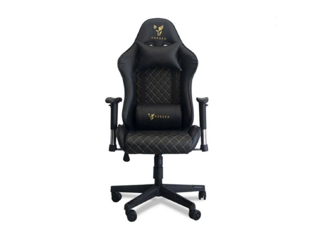 Elev&aacute; tu juego con la Silla Gamer Perseo Pegasus Negro/Dorado. Dise&ntilde;o ergon&oacute;mico, reclinaci&oacute;n 180&deg;, materiales premium y estilo exclusivo. &iexcl;Compr&aacute; la tuya!