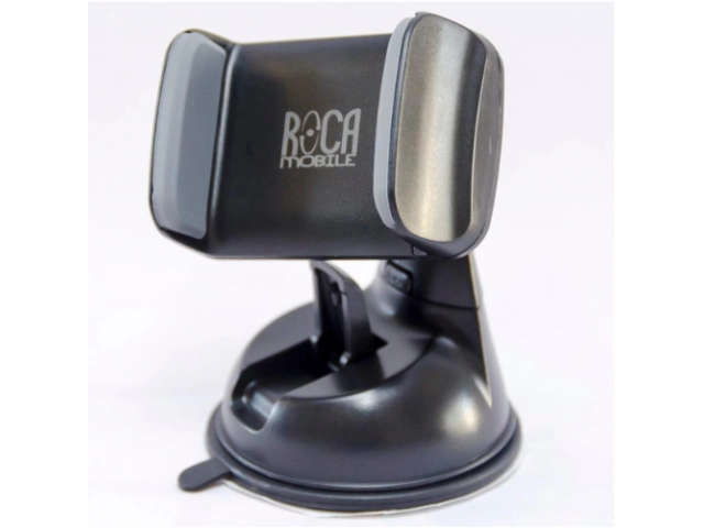 Conduce seguro y mantén tu móvil accesible. El Soporte Roca SV-04 ofrece agarre extremo (Ventosa Gel) y rotación completa. ¡Compra ahora la seguridad que necesitas!