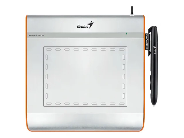 Desata tu creatividad con la Genius i405x. Área de 4"x5.5", 1024 niveles de presión y 2540 LPI. ¡Ideal para diseño y retoque digital! Envío rápido. Desata tu creatividad con la Genius i405x. Área de 4"x5.5", 1024 niveles de presión y 2540 LPI. ¡Ideal para diseño y retoque digital! Envío rápido.