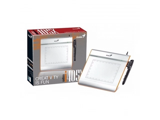 Desata tu creatividad con la Genius i405x. Área de 4"x5.5", 1024 niveles de presión y 2540 LPI. ¡Ideal para diseño y retoque digital! Envío rápido. Desata tu creatividad con la Genius i405x. Área de 4"x5.5", 1024 niveles de presión y 2540 LPI. ¡Ideal para diseño y retoque digital! Envío rápido.
