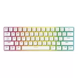 Teclado Fantech Maxfit MK920 Mecanico Bluetooth 65% White