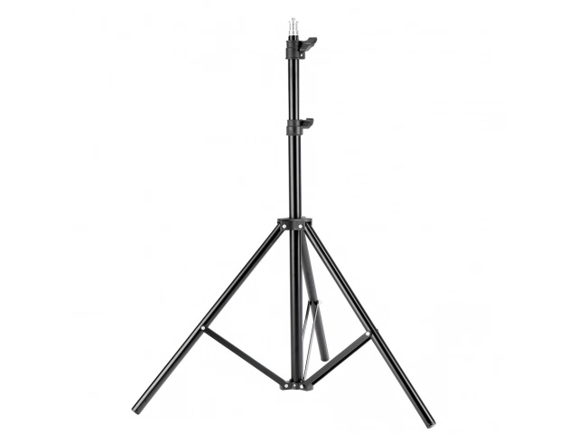 Eleva tu iluminación con el trípode ajustable de 1.7 metros. Perfecto para fotografía, streaming y TikTok. Obtén el ángulo perfecto y videos profesionales hoy mismo.