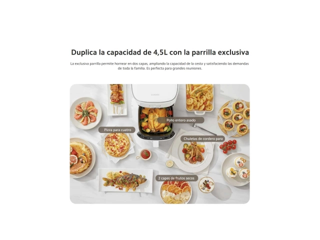 Descubre la Xiaomi Mi Smart Air Fryer 4.5L. Cocina saludable y rápido con control inteligente. ¡Compra ahora y transforma tu cocina!
