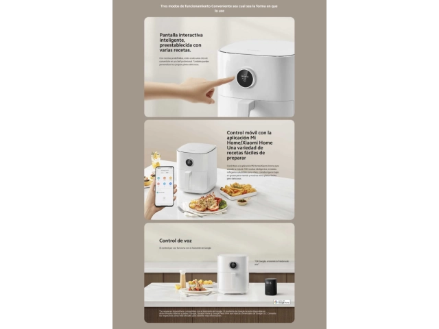 Descubre la Xiaomi Mi Smart Air Fryer 4.5L. Cocina saludable y rápido con control inteligente. ¡Compra ahora y transforma tu cocina!