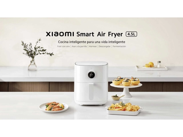Descubre la Xiaomi Mi Smart Air Fryer 4.5L. Cocina saludable y rápido con control inteligente. ¡Compra ahora y transforma tu cocina!